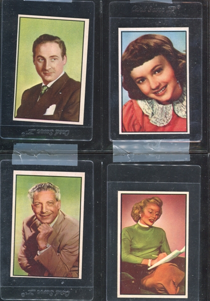 1953 Bowman TV & Radio Stars of NBC Complete Set of (96) Cards