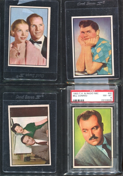 1953 Bowman TV & Radio Stars of NBC Complete Set of (96) Cards