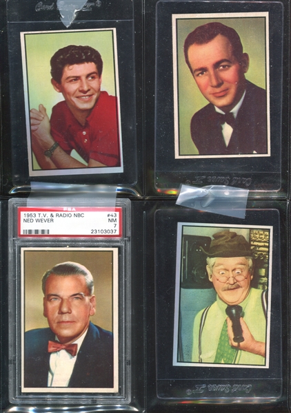 1953 Bowman TV & Radio Stars of NBC Complete Set of (96) Cards