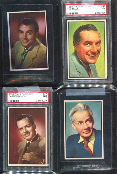 1953 Bowman TV & Radio Stars of NBC Complete Set of (96) Cards