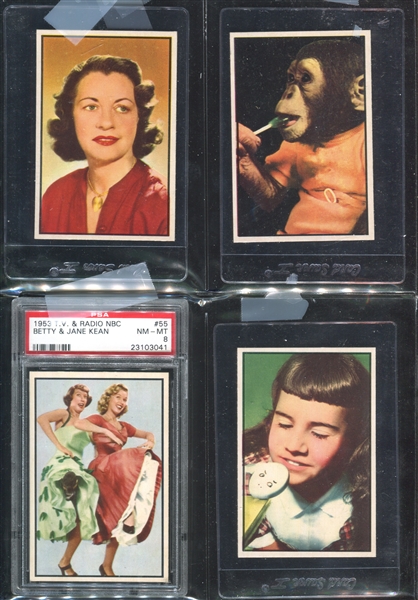 1953 Bowman TV & Radio Stars of NBC Complete Set of (96) Cards