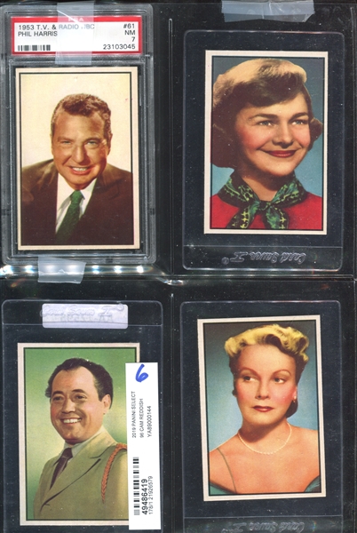 1953 Bowman TV & Radio Stars of NBC Complete Set of (96) Cards