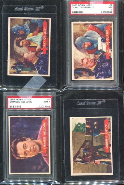 1957 Topps Robin Hood Complete Set of (60) Cards Plus Extrass