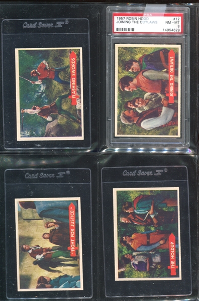 1957 Topps Robin Hood Complete Set of (60) Cards Plus Extrass