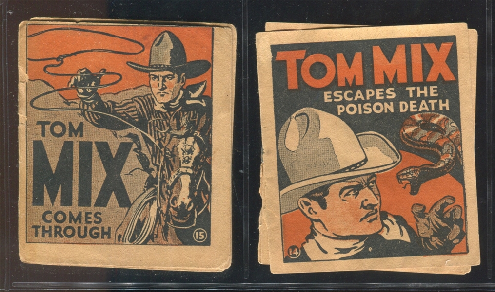 R151 National Chicle Tom Mix Booklets Lot of (29) 