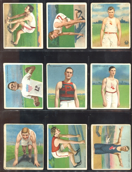 T218 Championship Athletes and Prize Fighters Mixed Back Lot of(21) Cards