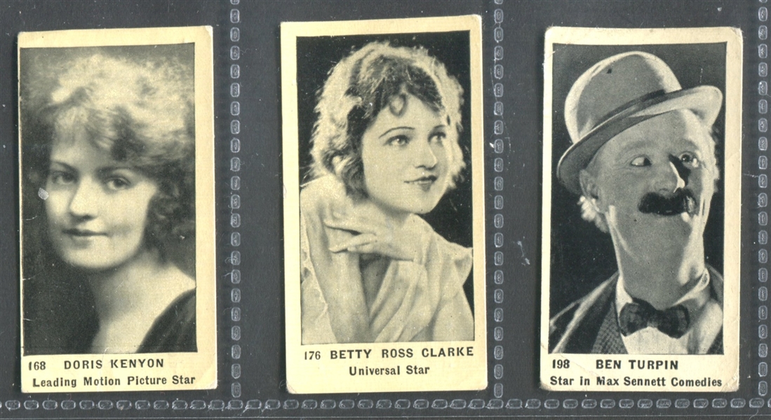 T85-2B Strollers Cigarettes Movie Stars (101-200) Lot of (33) Cards