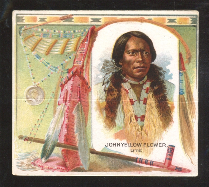 N36 Allen & Ginter American Indians (Large Format) John Yellow Flower