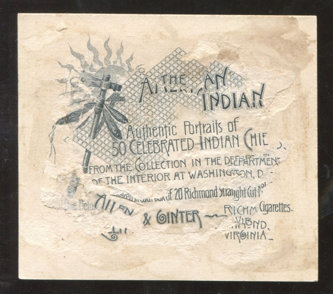 N36 Allen & Ginter American Indians (Large Format) Arkikita