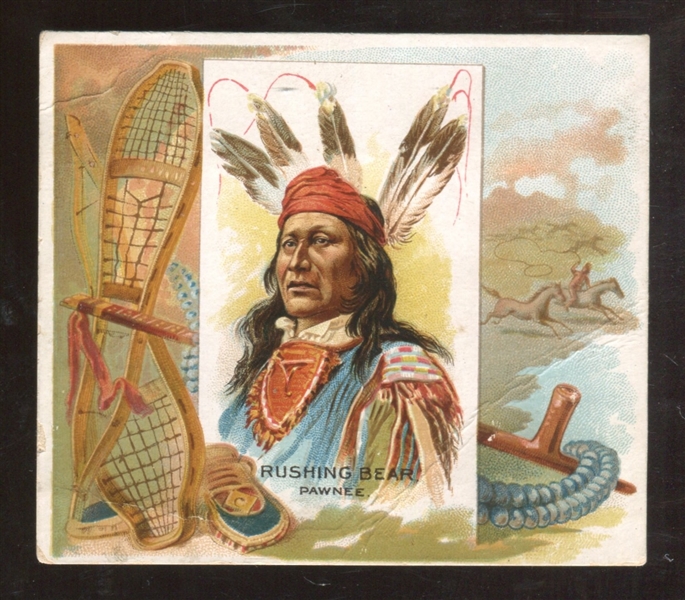 N36 Allen & Ginter American Indians (Large Format) Rushing Bear