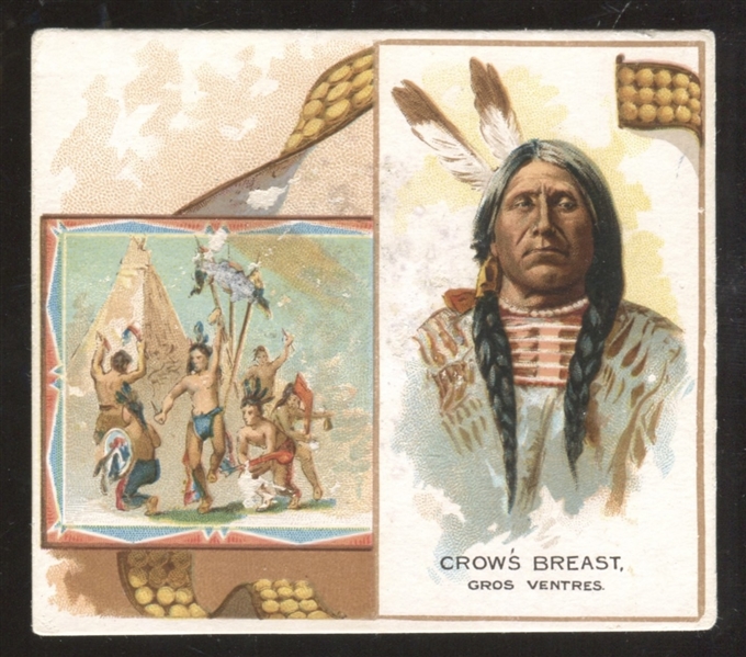 N36 Allen & Ginter American Indians (Large Format) Crow's Breast