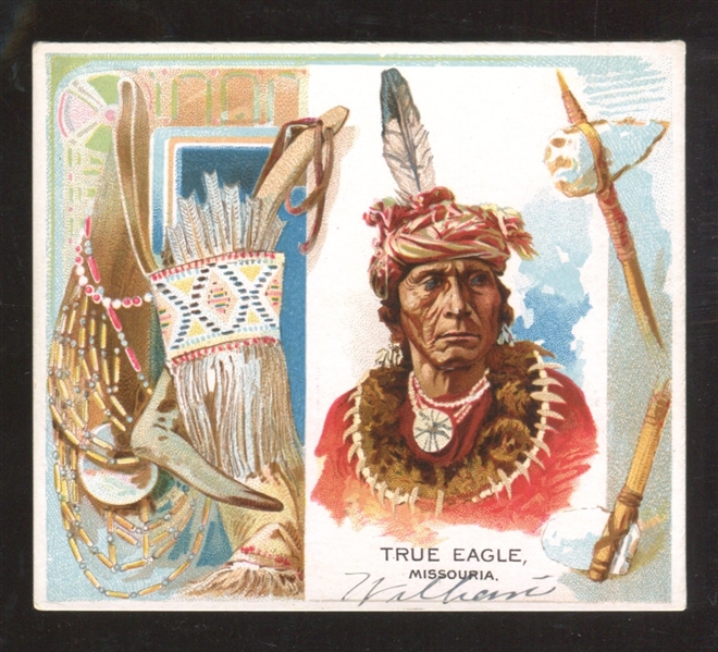 N36 Allen & Ginter American Indians (Large Format) True Eagle