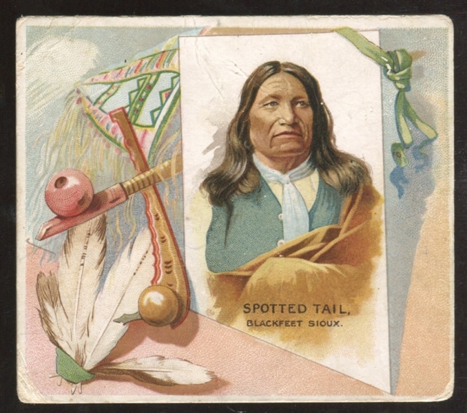 N36 Allen & Ginter American Indians (Large Format) Spotted Tail