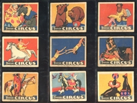 R152 Sweets Company of America Tootsie Circus Complete Set of (25) Cards