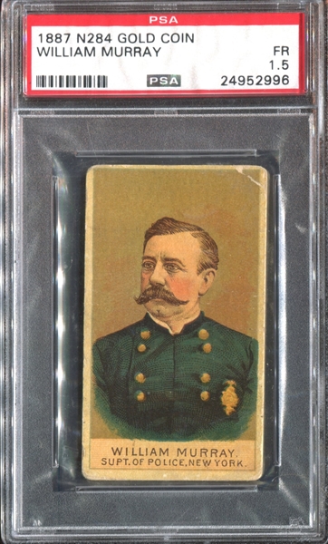 N284 Buchner Gold Coin Police Inspectors William Murray PSA1.5 