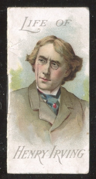 N79 Duke Tobacco History of Poor Boys - Henry Irving