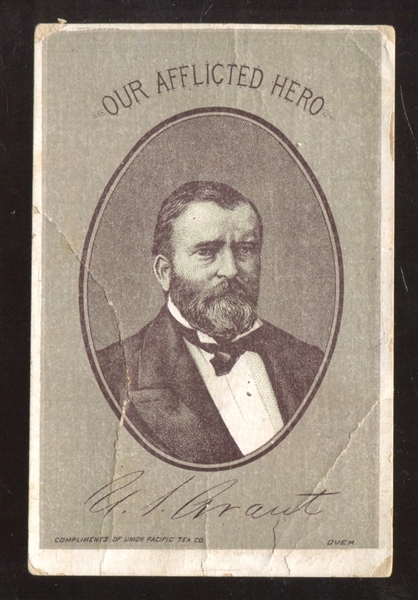 Union Pacific Tea Ulysses S Grant Our Afflicted Hero Trade Card