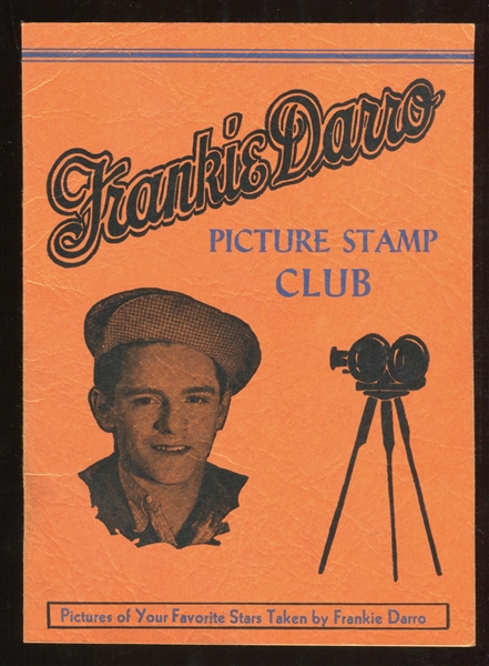 1920's Tootsie Roll Frankie Daro Picture Stamp Club Album