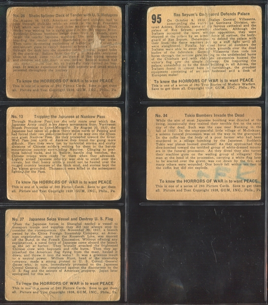 R69 Gum Inc Horrors of War Lot of (23) Cards