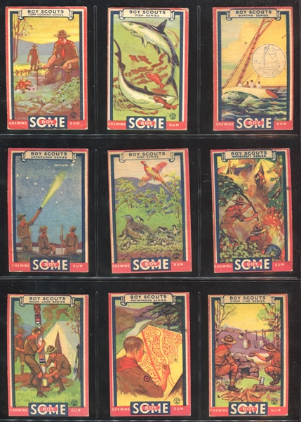 R26 Goudey Gum Boy Scouts Lot of (36) Cards