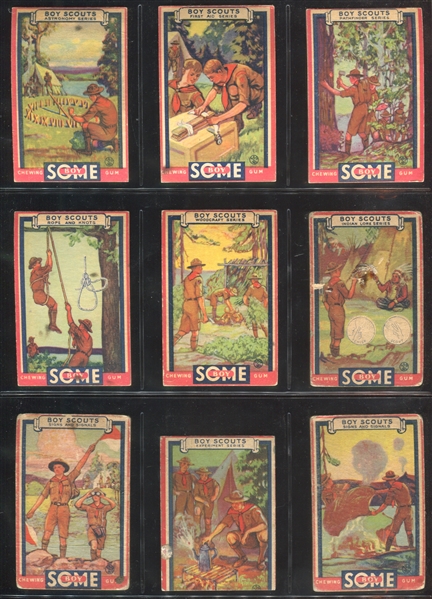 R26 Goudey Gum Boy Scouts Lot of (36) Cards