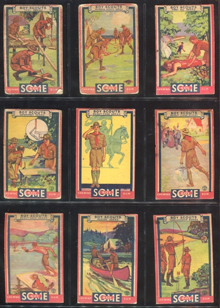 R26 Goudey Gum Boy Scouts Lot of (36) Cards