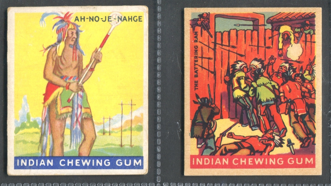 R73 Goudey Gum Indian Gum Lot of (2) Cards