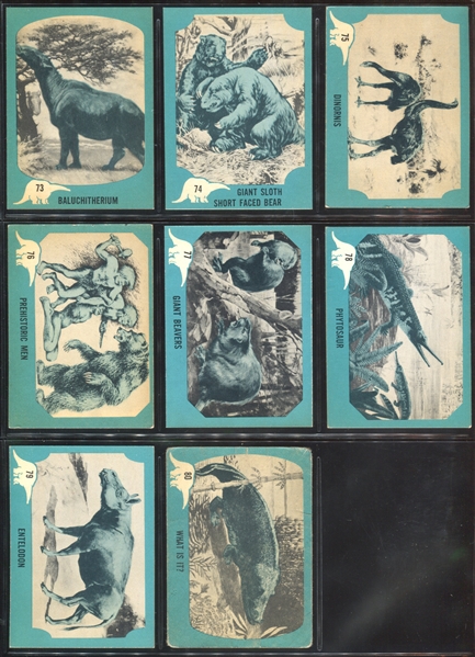 1961 Nu-Cards “Dinosaurs” Complete Set of (80) Cards