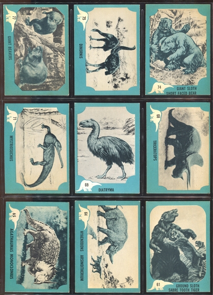 1961 Nu-Cards “Dinosaurs” Lot of  (18) Cards