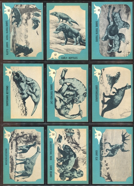 1961 Nu-Cards “Dinosaurs” Lot of  (18) Cards