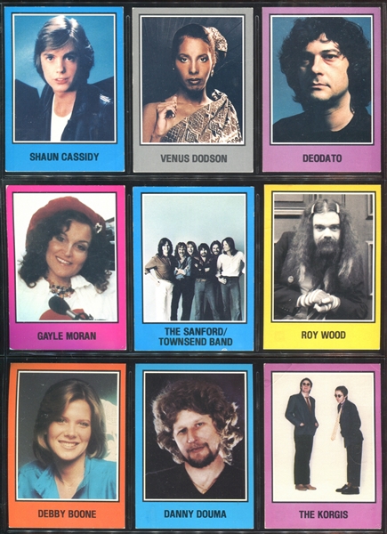 1979 Warner Brothers Musical Groups Lot of (17) Cards