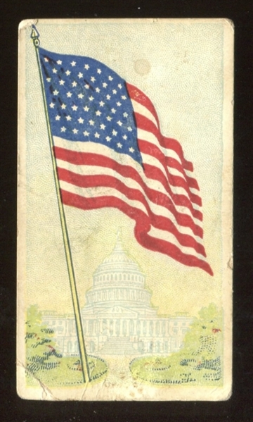 E-UNC Anonymous (Believed to be Caramel) U.S. Flag Card