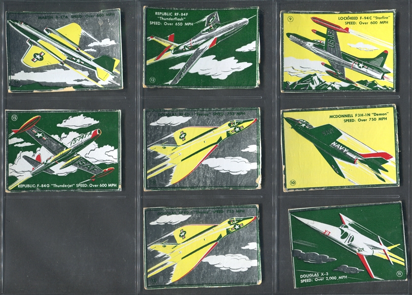 F332-1 Good Luck Margarine Airplane Near set (17/32) Cards