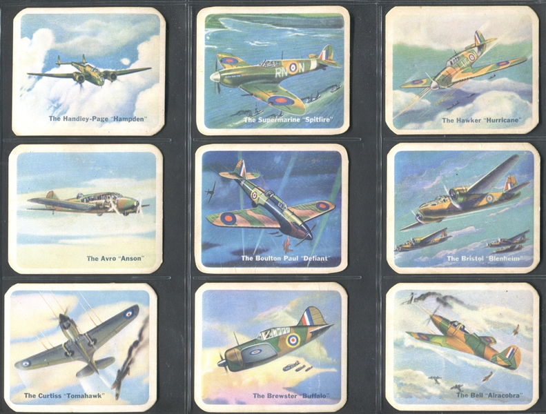 V407 Cracker Jack U.N. Battle Planes Lot of (25) Series of 98 Cards