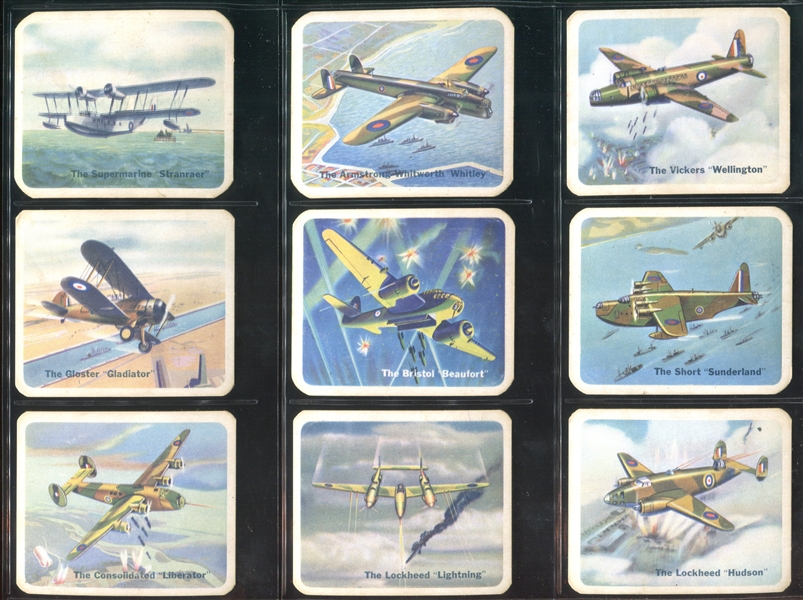 V407 Cracker Jack U.N. Battle Planes Lot of (25) Series of 98 Cards