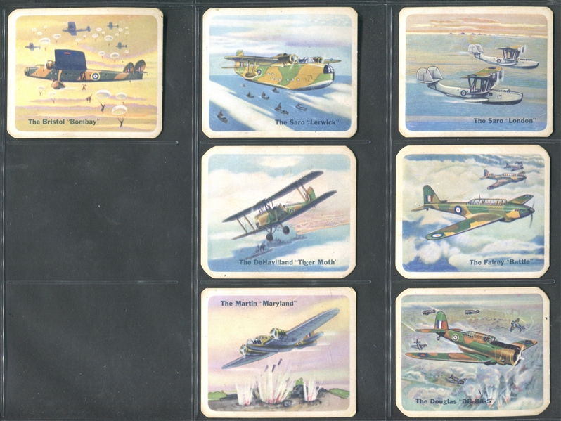 V407 Cracker Jack U.N. Battle Planes Lot of (25) Series of 98 Cards