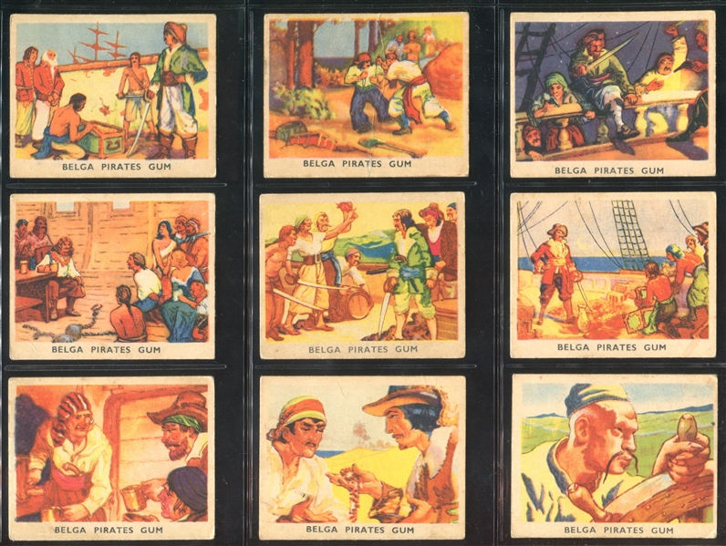 R109-like Belgian Pirates Lot of (16) Cards