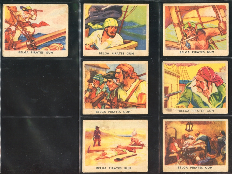 R109-like Belgian Pirates Lot of (16) Cards