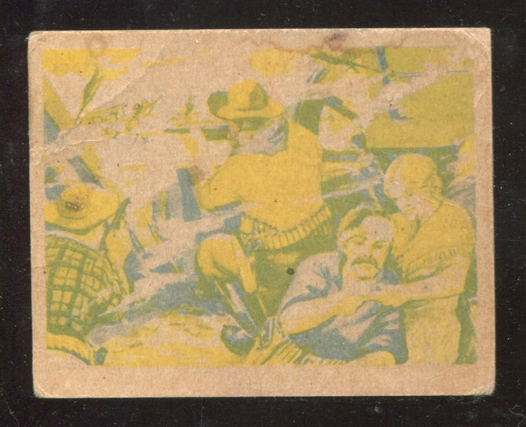 R173 Gum Inc Wild West Gum Missing Color Pass Error #2 Defending a Wagon Train Attack