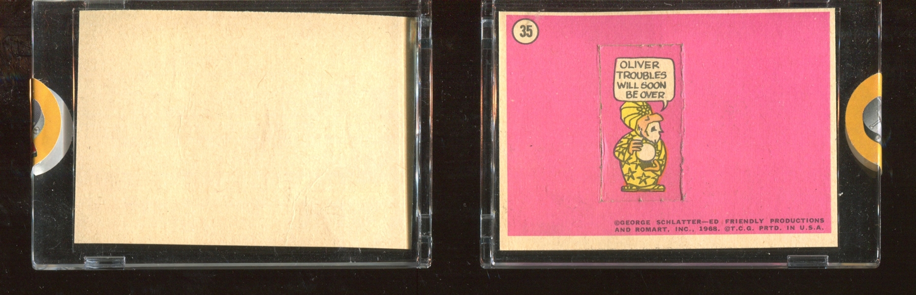 1968 Topps Laugh-In Pair of Topps Vault Proof Cards