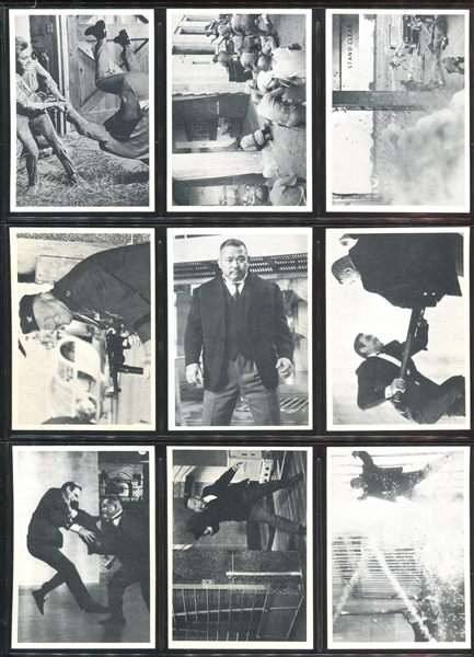 1965 Philadelphia James Bond Movies Complete Set of (66) Cards