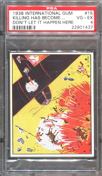 R44 International Gum Don't Let it Happen Over Here #15 Killing Has Become Fun! PSA4 VG-EX