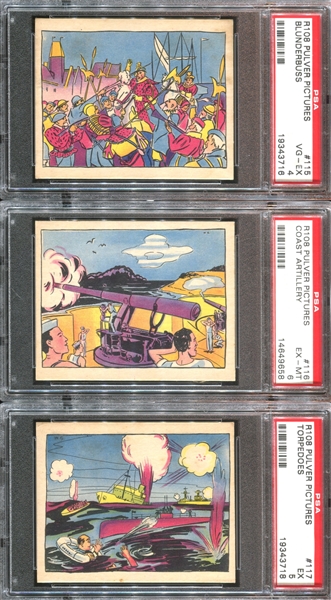 R108 Pulver Pictures Weapons Complete PSA-Graded Set of (30) Cards