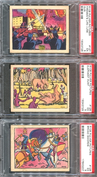 R108 Pulver Pictures Weapons Complete PSA-Graded Set of (30) Cards