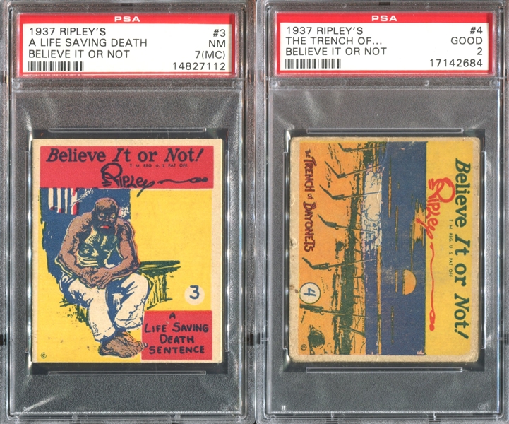 R21 Wolverine Gum Believe it or Not Lot of (2) PSA-Graded Cards