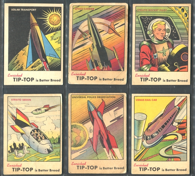 D94-4 Tip Top Space Lot of (12) Different Cards