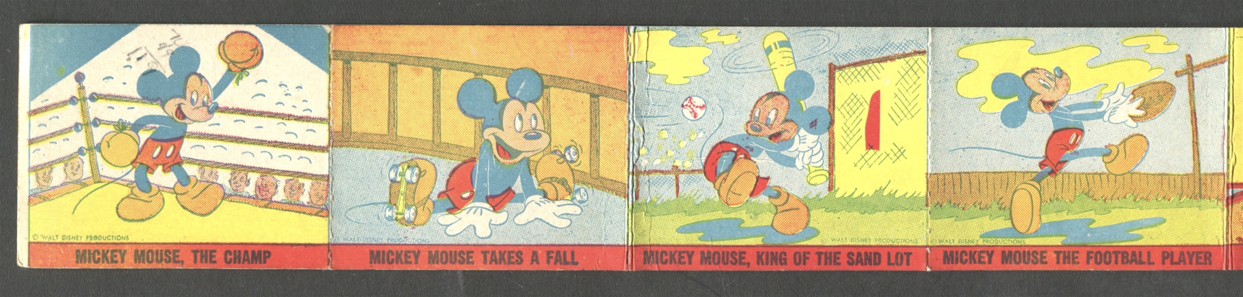 R161 Disney Strip Cards Pair of (8) Card Strips