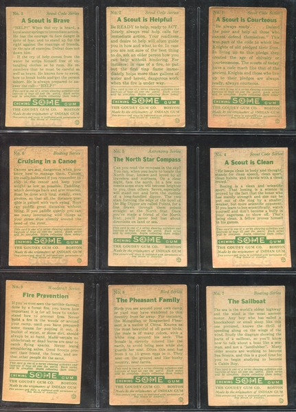 R26 Goudey Boy Scouts Complete Set of (48) Cards