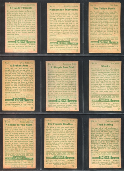 R26 Goudey Boy Scouts Complete Set of (48) Cards