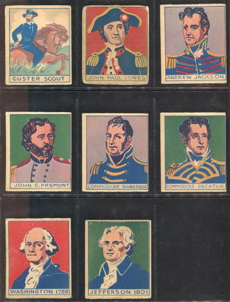 R129 Series of 48 American History Near Set of (46/48) Cards